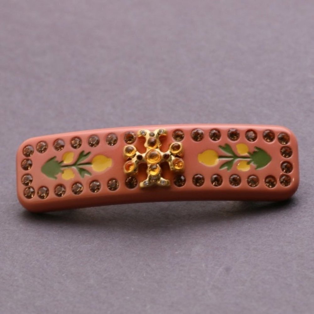 TORY BURCH Roxanne Embellished Small Barrette - Picture 4 of 7